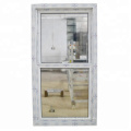American style vertical sliding window/american style upvc window/bathroom sliding windows